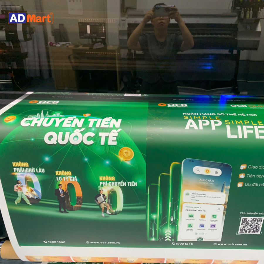 IN UV CUỘN - BẠT KHÔNG GÂN