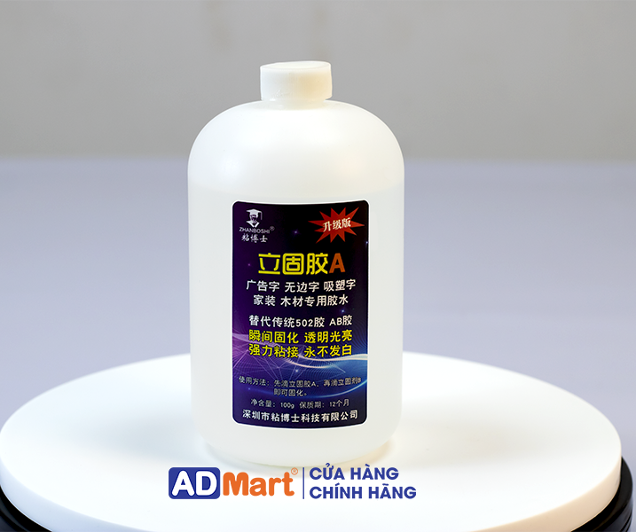 Keo AB dán chân chữ: Bám chắc, khô nhanh, dễ sử dụng