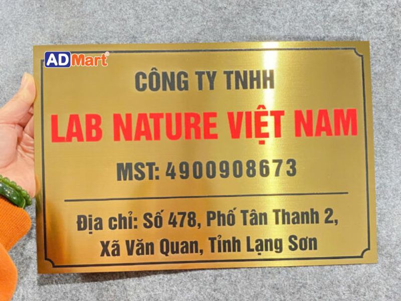 Kích thước biển chỉ dẫn là gì?