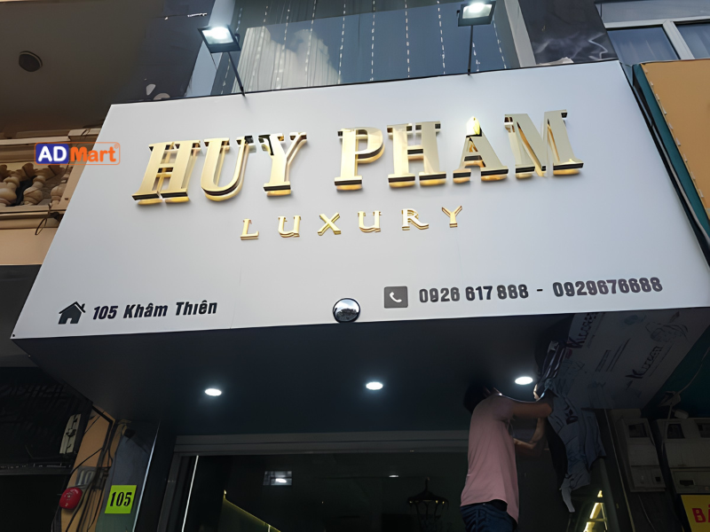 Bảng hiệu chữ nổi là gì? Tại sao nên làm bảng hiệu chữ nổi?