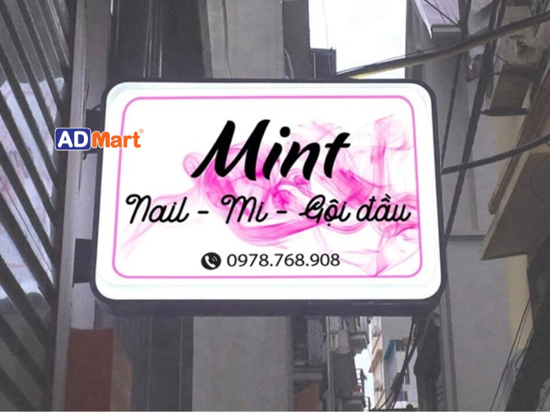 Làm bảng hiệu hộp đèn mica có những ưu điểm gì?