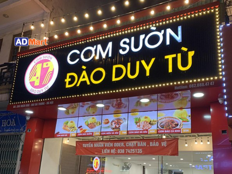 Tiêu chí lựa chọn vật tư khi làm bảng hiệu Huế