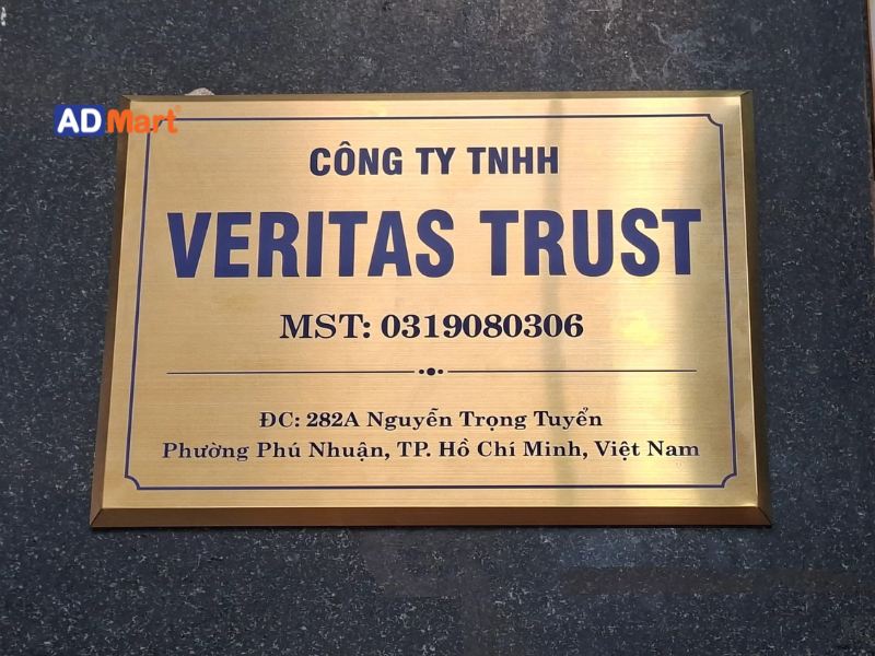 Làm bảng hiệu inox ăn mòn bền đẹp, sắc nét cho doanh nghiệp