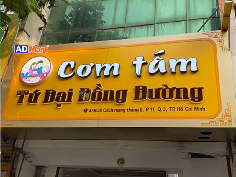 Bảng hiệu quán ăn là gì?