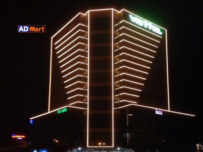 LED dây viền tòa nhà là gì? Các tiêu chí lựa chọn LED dây viền tòa nhà