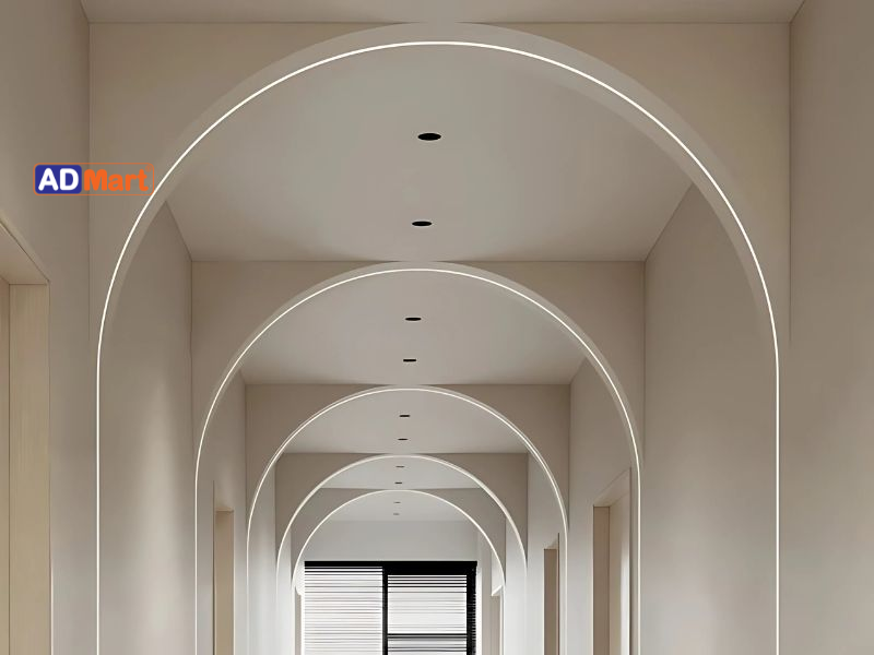 LED Linear uốn cong mái vòm: Đặc điểm và tiêu chí lựa chọn