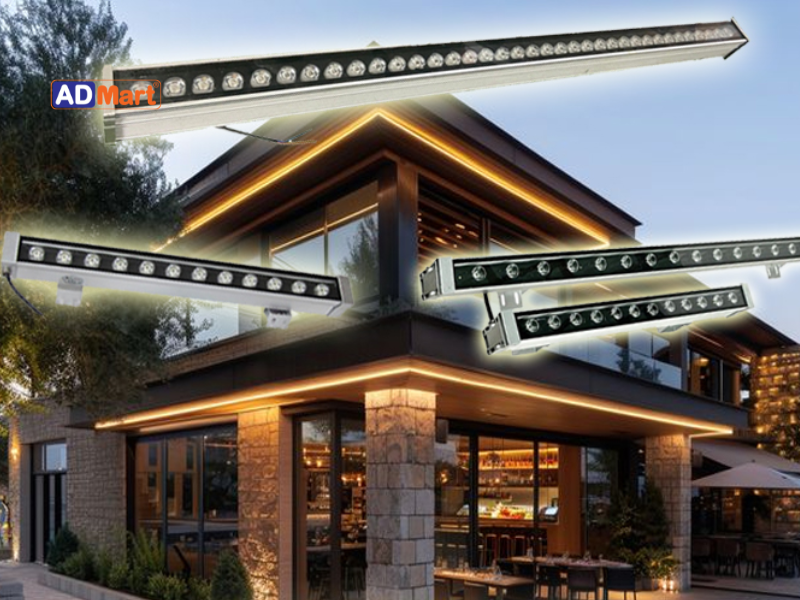 Ứng dụng của LED mặt tiền cửa hàng trong quảng cáo