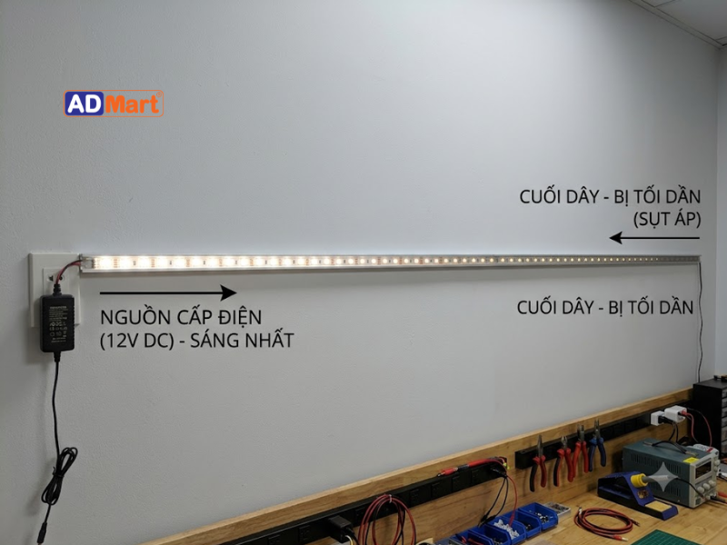LED thanh bị tối cuối dây: Nguyên nhân và cách khắc phục hiệu quả