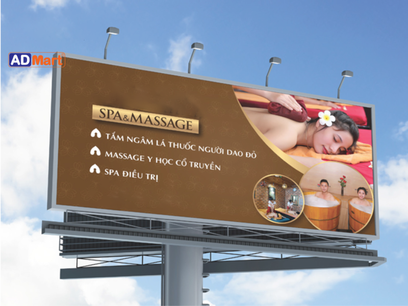 Gợi ý công nghệ in biển quảng cáo spa