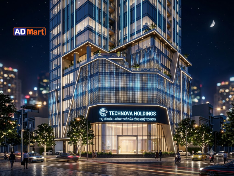 Nhà thầu biển bảng thi công LED mặt dựng: Tiêu chí chọn nguồn cung