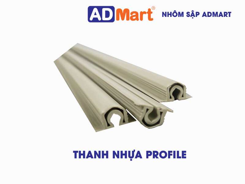 Profile hộp đèn LED là gì? Thanh nhựa profile cho nhôm sập 10cm
