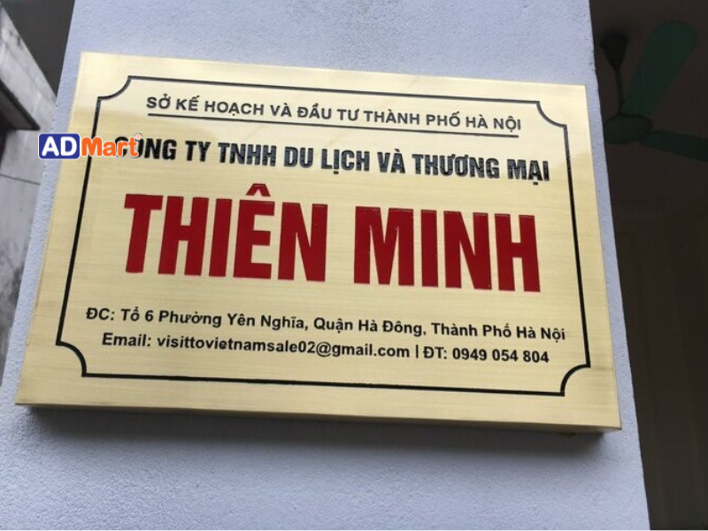 Quy định bảng tên bảng hiệu doanh nghiệp mới nhất và những điều cần biết