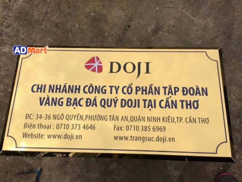 Quy định bảng tên bảng hiệu doanh nghiệp chuẩn