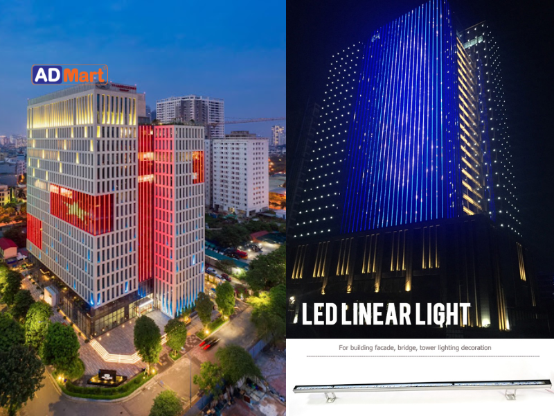 Nguồn LED và bộ điều khiển trong hệ thống Facade Lighting