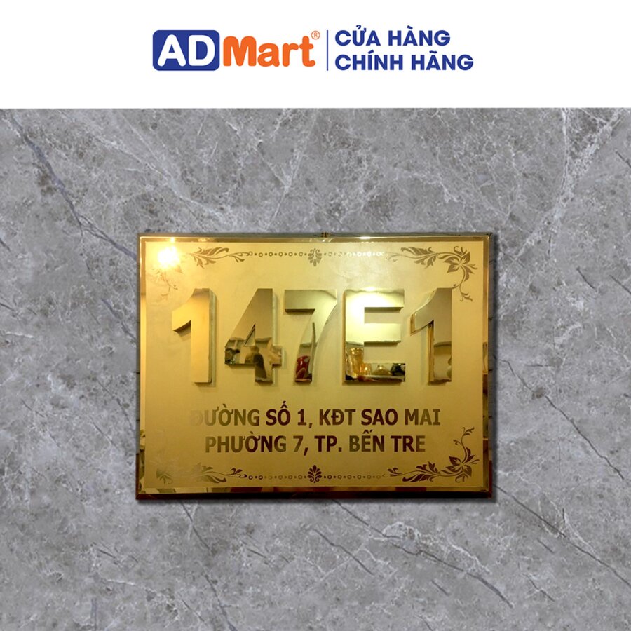 Biển số nhà độc đáo