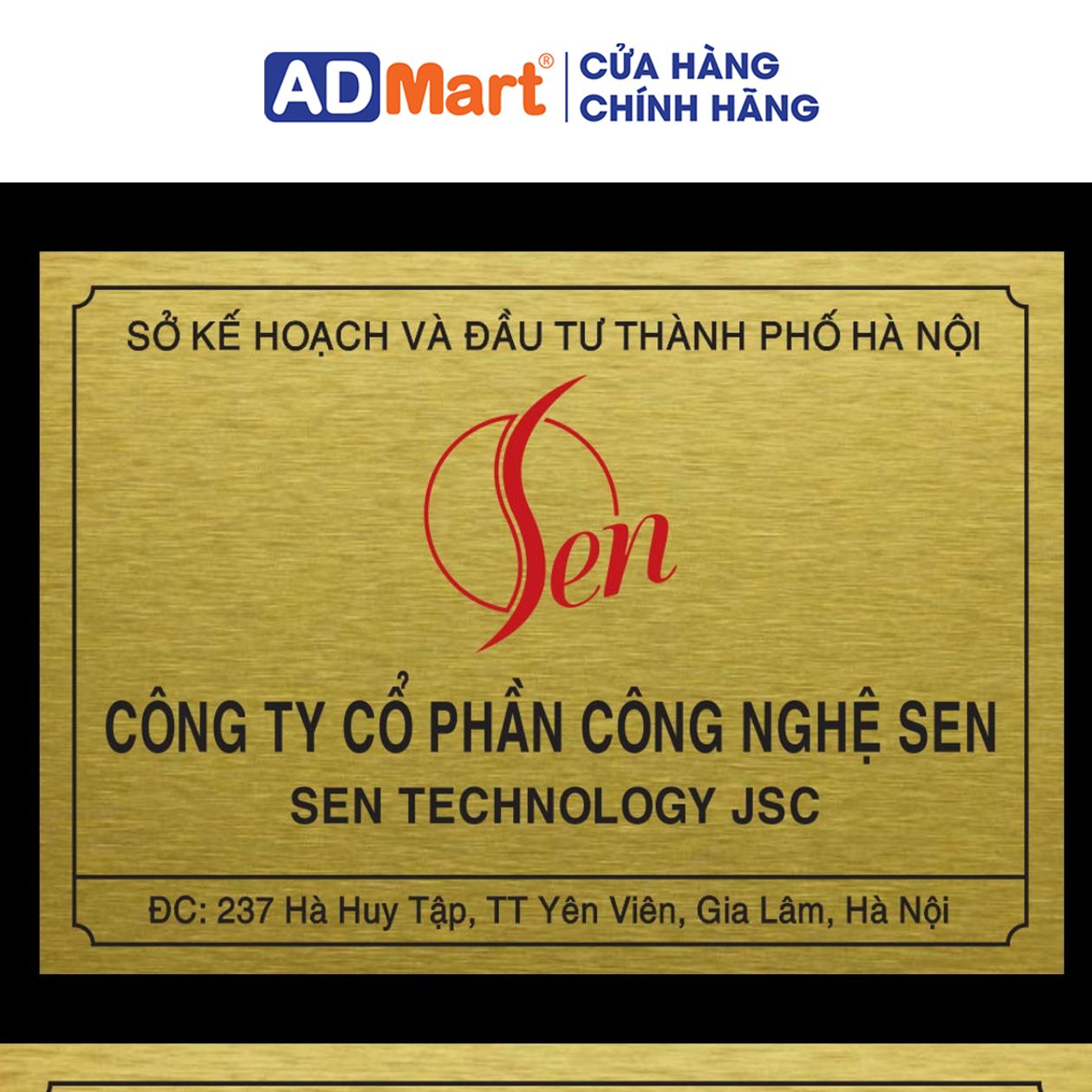 Biển tên công ty cỡ vừa