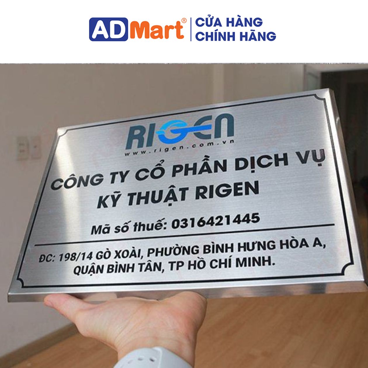 Biển công ty inox ăn mòn siêu đẹp