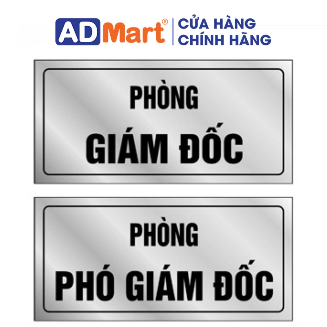 Biển phòng inox