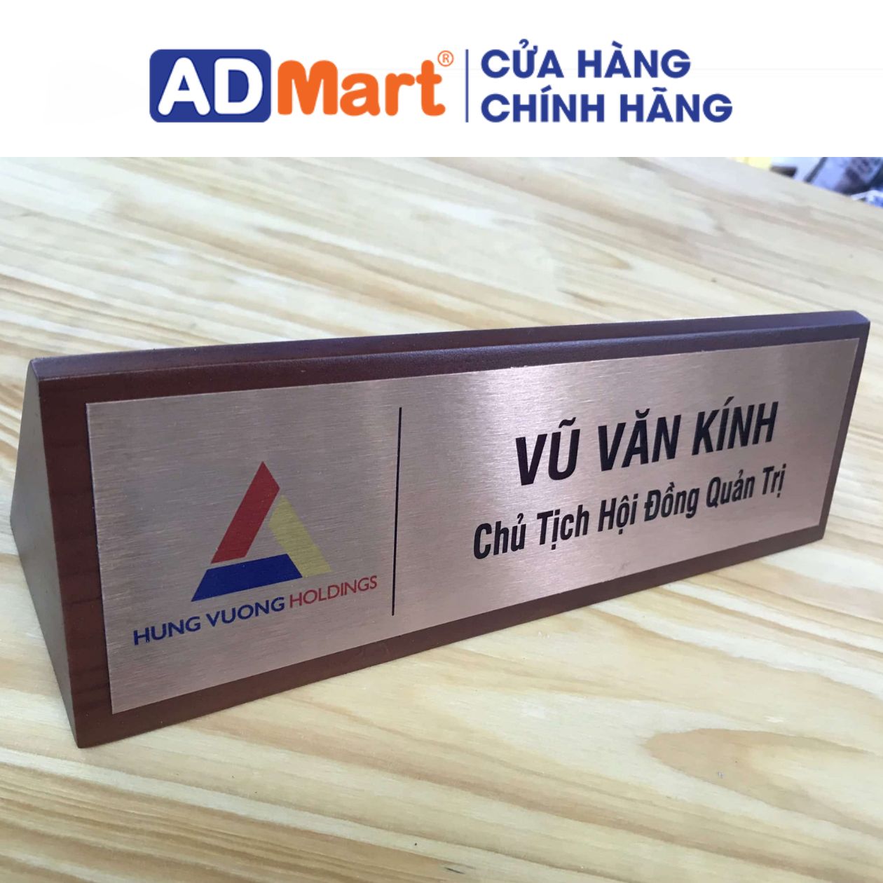 Biển chức danh inox