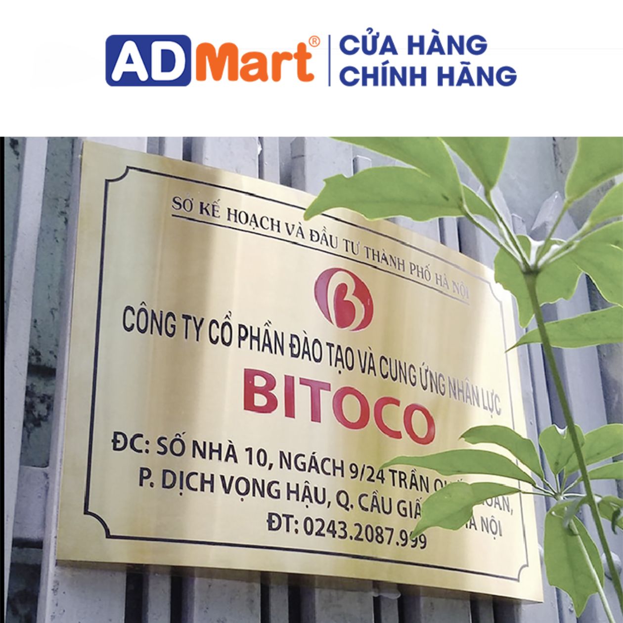 Đặt biển tại vị trí dễ nhìn, chắc chắn