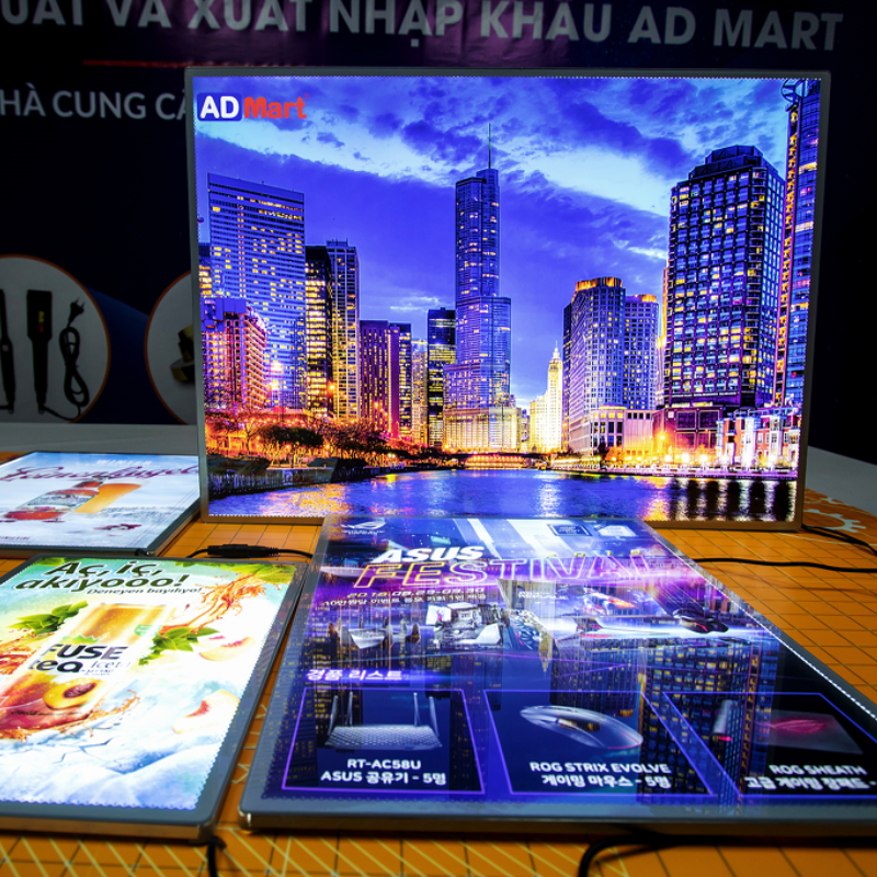 Hộp đèn quảng cáo siêu mỏng - Giải pháp đột phá trong ngành quảng cáo