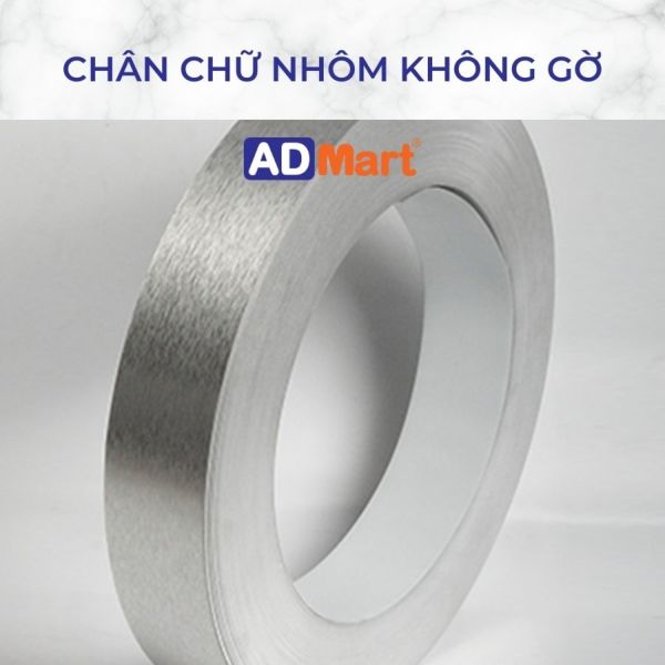 Chân uốn chữ nhôm không gờ