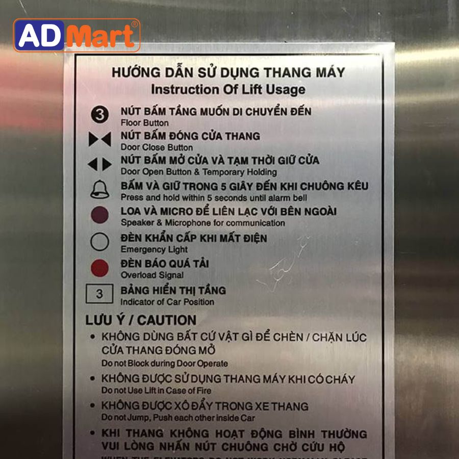 Biển chỉ dẫn - Công nghệ ăn mòn kim loại 