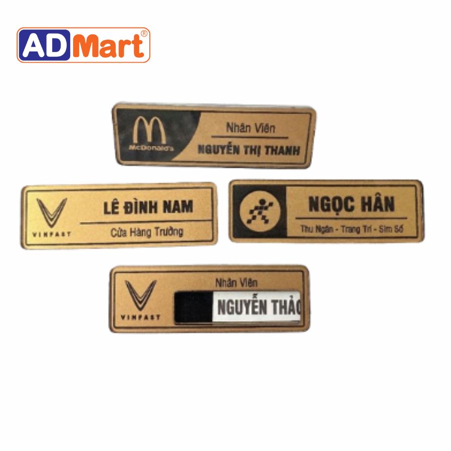 Thẻ tên nhân viên - Công nghệ ăn mòn kim loại 