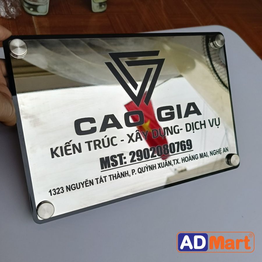 Admart gia công biển bảng kim loại uy tín 