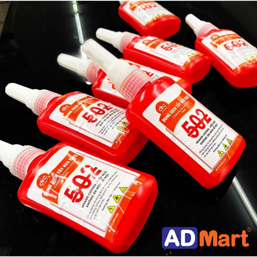 dung dịch tẩy keo 502
