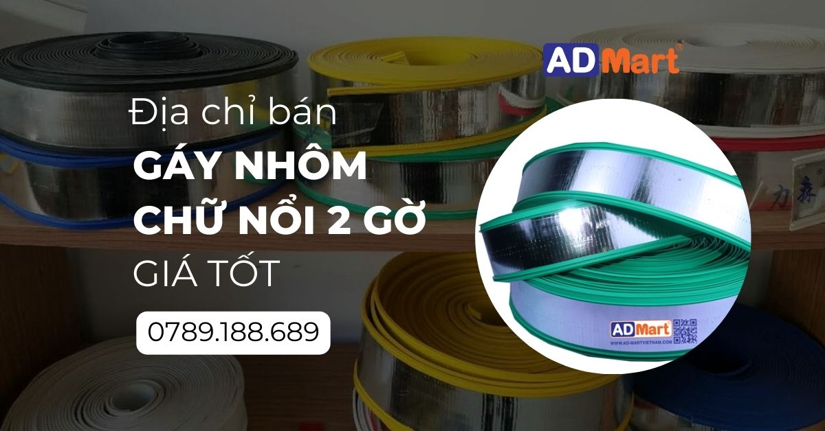 Địa chỉ bán gáy nhôm uốn chữ 2 gờ giá tốt tại Hà Nội