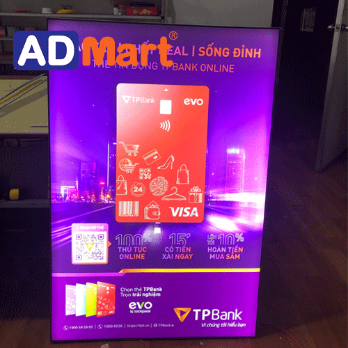 Đặc điểm hộp đèn siêu mỏng và cách thay tranh