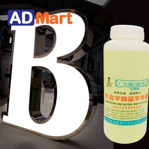 Keo dán chữ sáng đèn