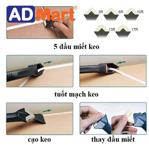 Bộ miết keo silicone giá rẻ tại Hà Nội