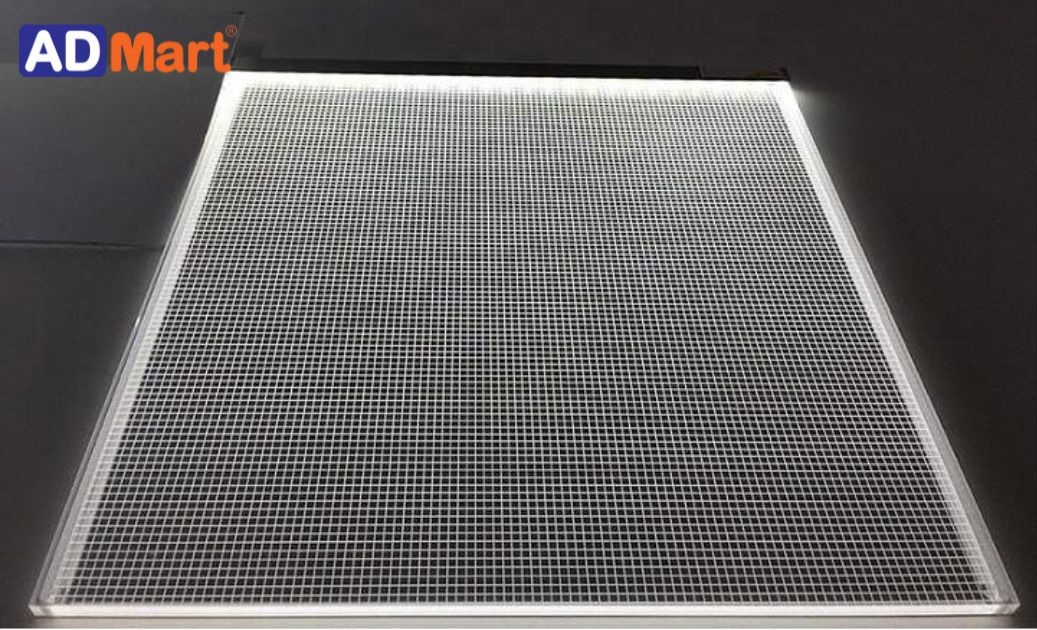 tấm mica dẫn sáng caro