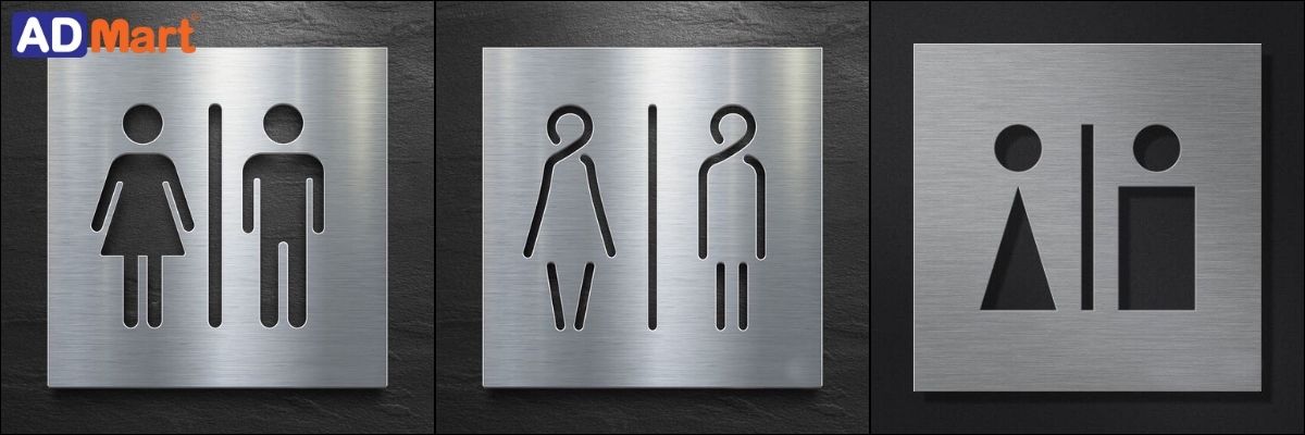 biển chỉ dẫn wc