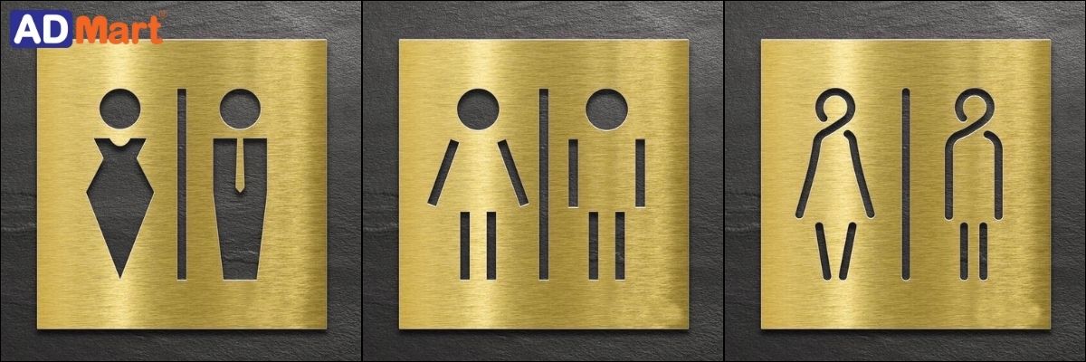 biển chỉ dẫn wc