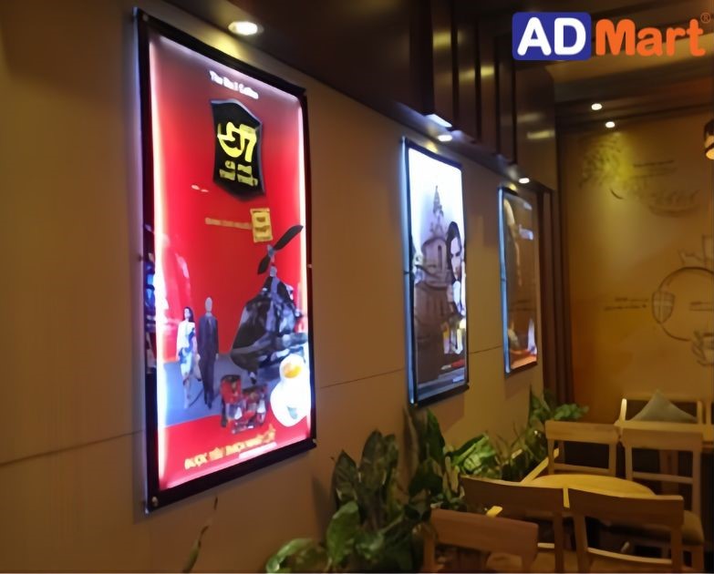 Tranh mica đèn led