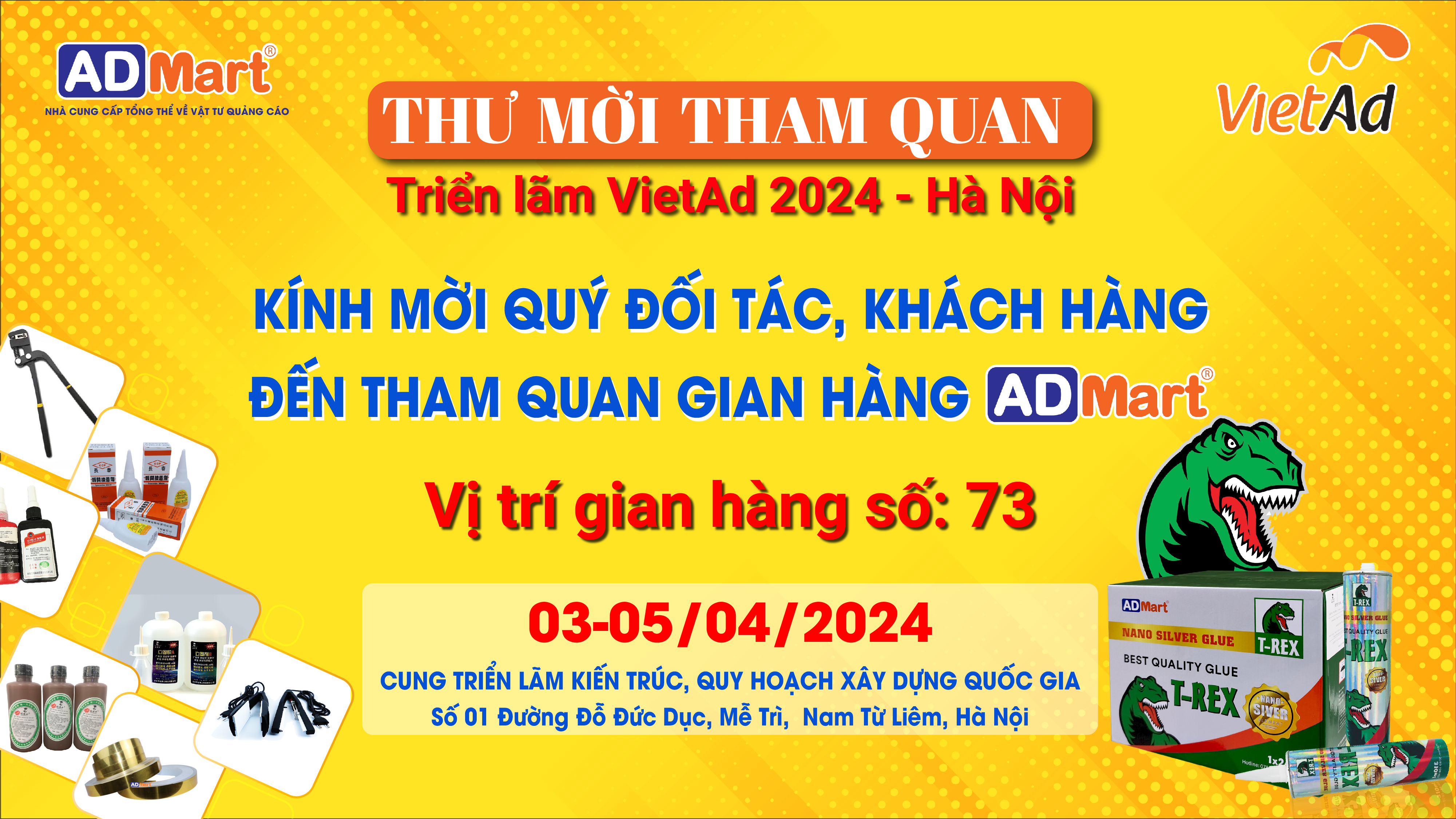[THƯ MỜI] Tham quan gian hàng AD-Mart tại VietAd Hà Nội 2024