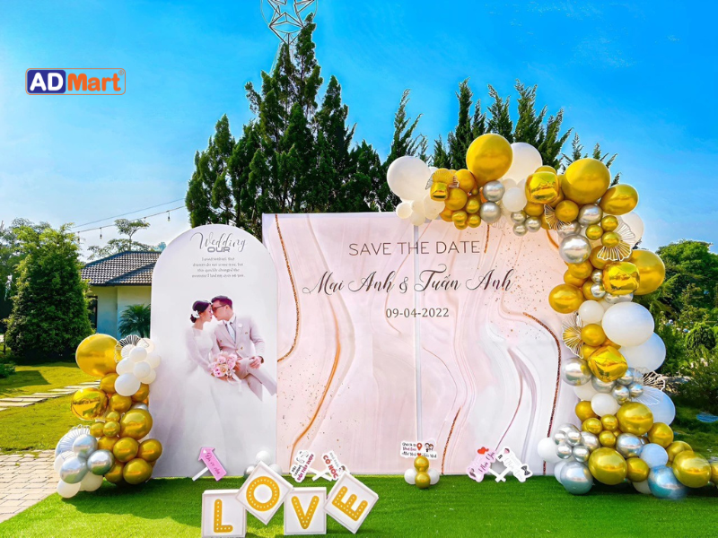 Công nghệ in background ngoài trời bền màu, sắc nét