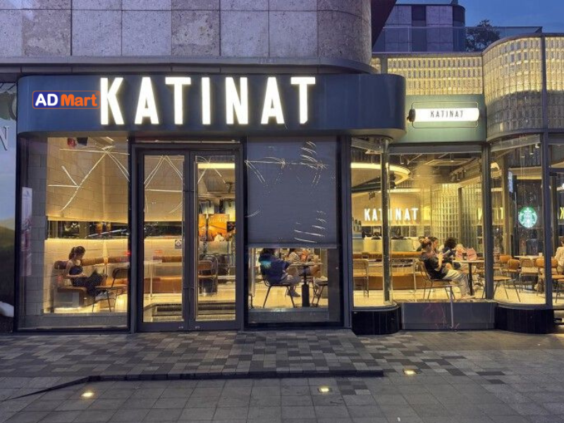 Bảng hiệu KATINAT đẹp, bên chuẩn nhận diện