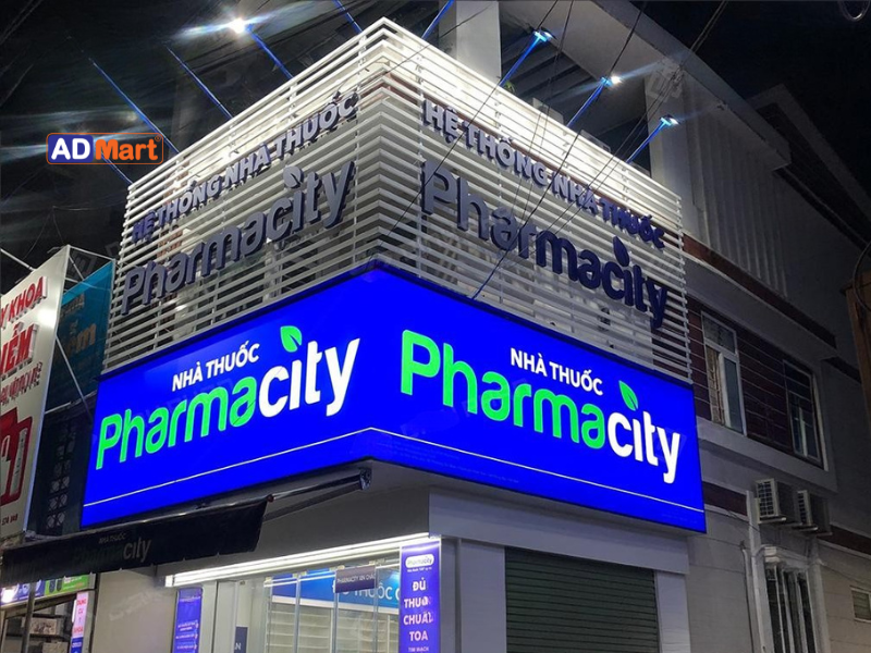 Một số lưu ý khi chọn in UV bảng hiệu Pharmacity đạt chuẩn nhận diện thương hiệu