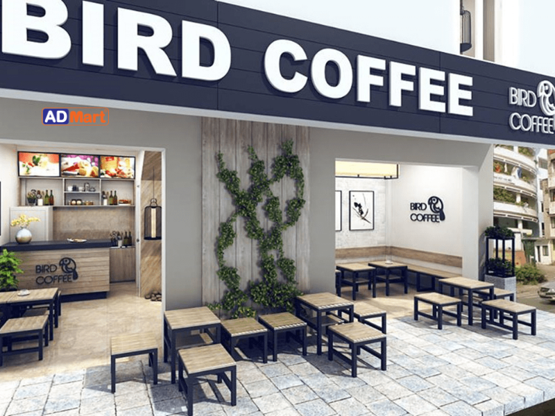 Một số loại bảng hiệu quán nước phổ biến, thu hút