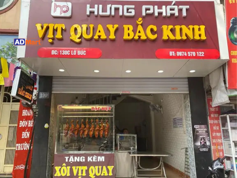 Bảng hiệu vịt quay đẹp, nổi bật – Giải pháp thu hút khách hiệu quả