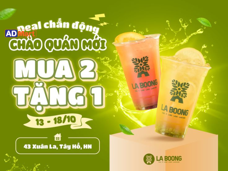 Tổng hợp mẫu in banner trà sữa đẹp ấn tượng