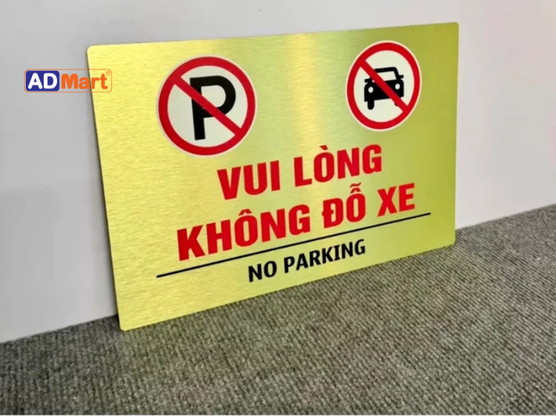 Công nghệ biển cấm đỗ xe trước cửa nhà
