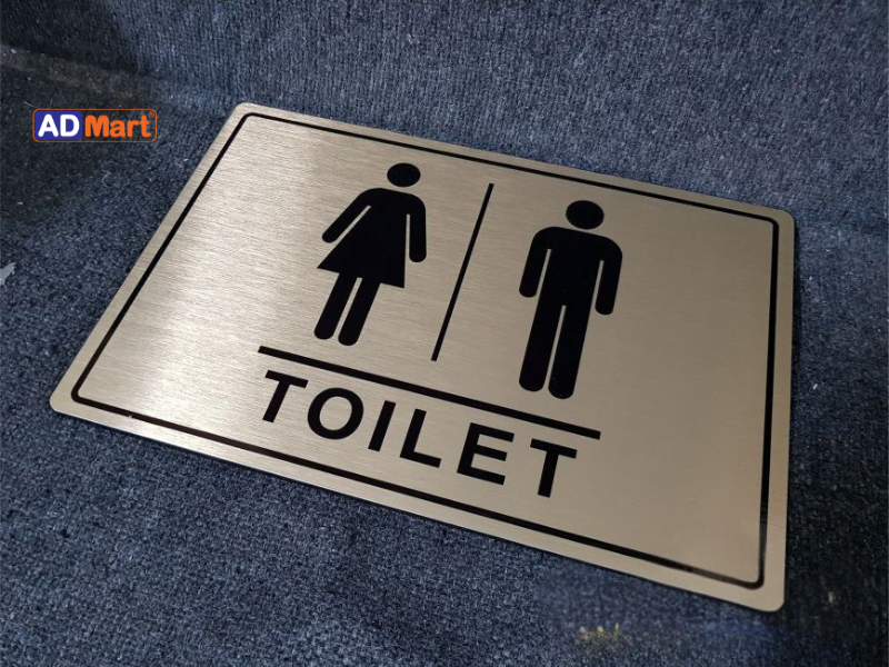 Biển chỉ dẫn nhà vệ sinh là gì? Tại sao cần lắp đặt biển chỉ dẫn nhà vệ sinh?