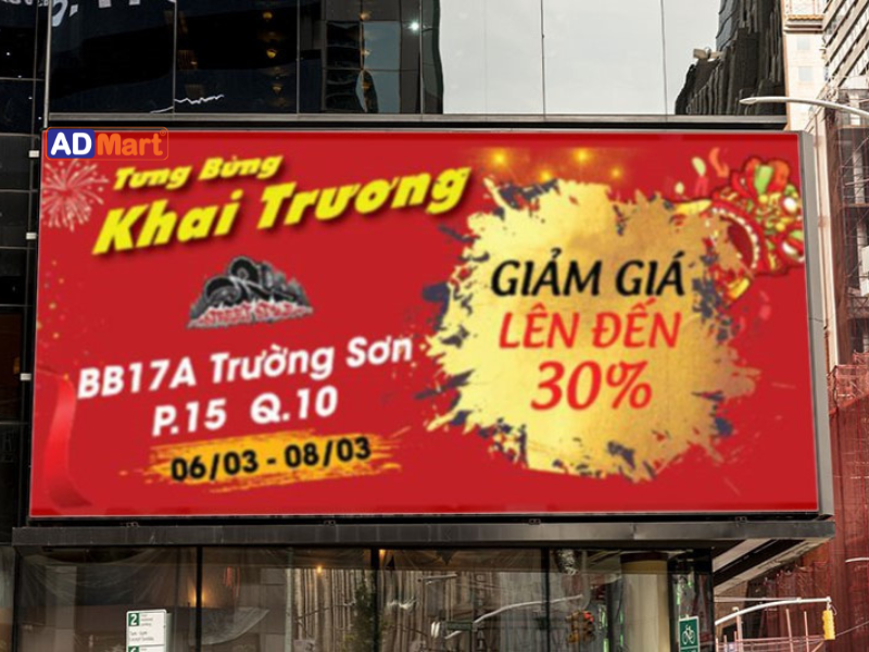 Biển khai trương là gì? Tầm quan trọng và cách thiết kế chuyên nghiệp