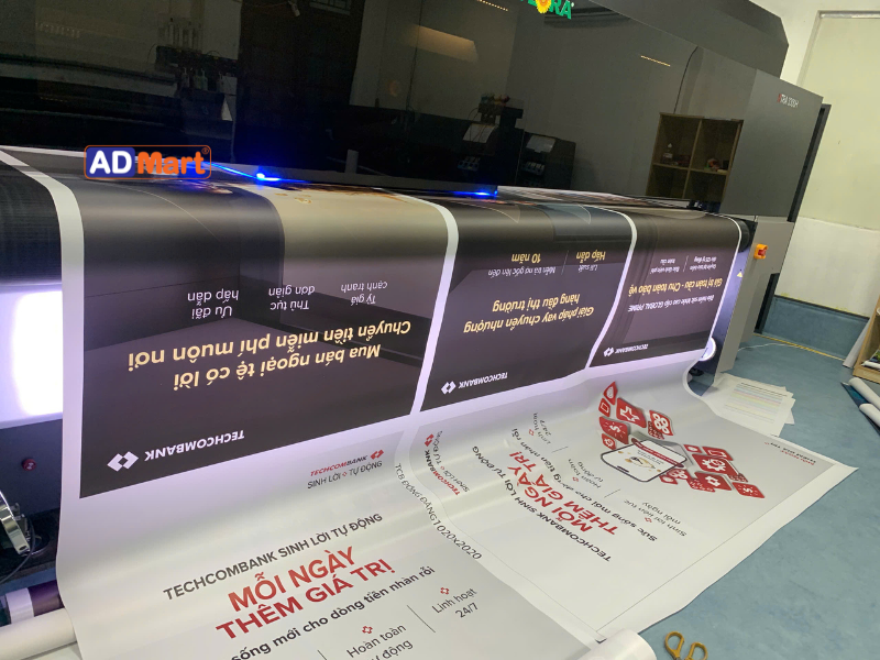 Biển quảng cáo bạt không gân in UV