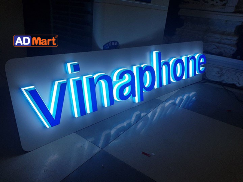 Biển quảng cáo chữ nổi đèn LED đẹp, bền, thu hút khách từ xa